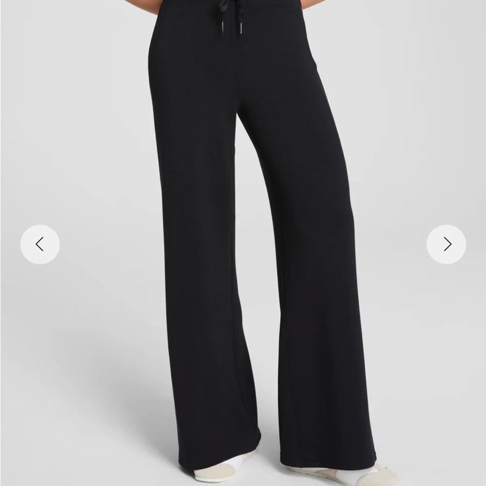 SPANX Air Essentials  Black Wide-Leg Pants
